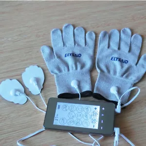 Elettrodoterapia Pulse Simulatore Massaggiatore Tens Macchina EMS con Guanto da Massaggio - Foto 1 di 10
