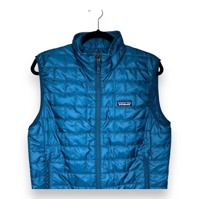 **NEW WITH TAGS** Patagonia Men's Nano Puff Vest - Lagom Blue Small - Image 1 of 4