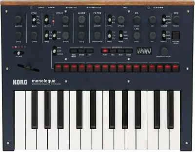 Korg Monologue-BL Monophonic Analog Synthesizer, Dark Blue, 25-Key, Genuine JP - Image 1 of 4