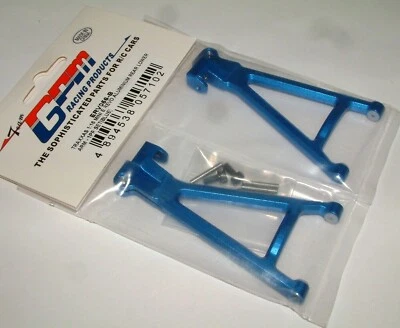 TRAXXAS MINI E-REVO 1/16TH GPM REAR LOWER ARM BLUE ALUMINUM ERV056-B - Image 1 of 2