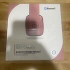 RLX Bluetooth Stereo Foldable Headset 4.1 Rose Gold Headphones New, Sealed.