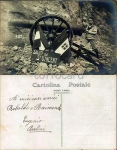 VALLE D'AOSTA-SAINT VINCENT-TRICOLORE SALUTI-FOTOGRAFICA-C36-91 - Picture 1 of 1