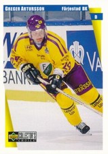 1997-98 Swedish Upper Deck #56 GREGER ARTURSSON - Färjestad BK