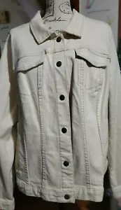 Lane Bryant sexy Übergröße 26 dehnbar hellbraune Denimjacke SELTEN EBAY EXKLUSIV - Bild 1 von 6