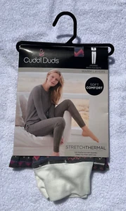 Leggings térmicos elásticos con bolsillos para mujer Cuddl Duds talla pequeña - Imagen 1 de 5