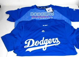 3 New MLB Los Angeles Dodgers Tee Shirts, 2 Medium, 1 XXL, Fanatics, Majestic - Picture 1 of 6