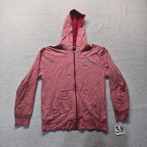 Nike Red Active Long Sleeve 1/2 Zip Pullover Hoodie Youth Boys Size Medium 10/12 - Picture 1 of 6