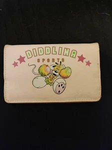 RARE Diddl Diddlina Sports Pink Cheer Girls Wallet Thomas Goletz Pink 5.5 x 3.5" - Picture 1 of 3