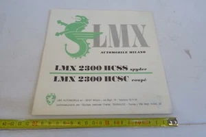brochure depliant LMX 2300 HCSS Spyder LMX 2300 HCSC Coupè - Picture 1 of 8