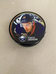 Zemgus Girgensons Player Puck Buffalo Sabres - Picture 1 of 2