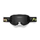 Fox Racing Main Statk Motocross Mx Offroad Goggle Black/Red / Smoke Lens