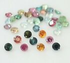 Natural Tourmaline Multi Color 2mm to 9mm Round Cut Loose gemstone AA Quality