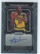 2022-23 Panini Prizm NBA Penmanship Aaron Nesmith Auto Signed P0312