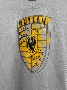 NEU GREY OUTLAW CUSTOM ART T-SHIRT HOT ROD OUT LAW 986 944 928 914 996 SCCA IMSA - Bild 1 von 3