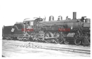 25DD155 RP 50er/70er Jahre? CStPM&O OMAHA RAILROAD 4-4-2 LOK #364 - Bild 1 von 1