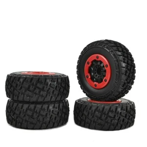 1/10 2.2/3.0 Short Course Tires Beadlock Wheels Hex 12mm For Traxxas Slash 4x4 - Picture 1 of 6