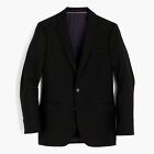 J.Crew Ludlow Slim-Fit Suit Jacket Stretch Four Season Wool Black 38R - Nwt
