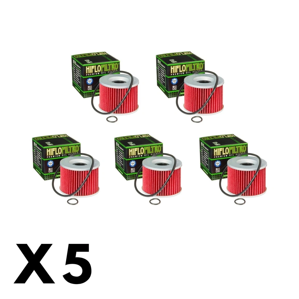 Paquete de 5 filtros de aceite Hiflo para Honda CBX1000 Pro Link 1980-1982 Foto 1 de 1