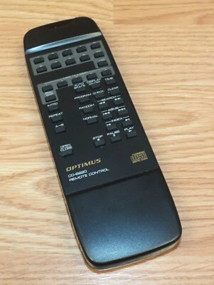 Genuine Optimus (CD-6220) Digital Audio Compact Disc Remote Control **READ**  - Image 1 of 4
