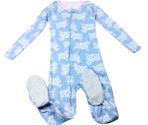 Girls JUST ONE YOU Carter's purple sheep footed sleeper 5T NEW cotton knit 5 - Picture 1 of 3