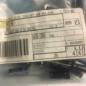 12 Lot NICHICON 1500UF 6.3V UHM0J152MPD6 1500MFD 6.3-VOLT LOW-ESR 105 - Picture 1 of 3