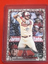 2023 Topps Holiday Mike Trout Metallic Snowflake Parallel #H27.