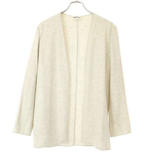 HERMÈS Giacca Hermes by Martin Margiela periodo 2000AW senza colletto in cashmere usata MESC 0