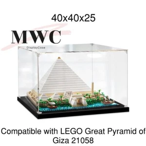 Display Case Acrylic Case for LEGO Great Pyramid of Giza 21058 - Picture 1 of 5