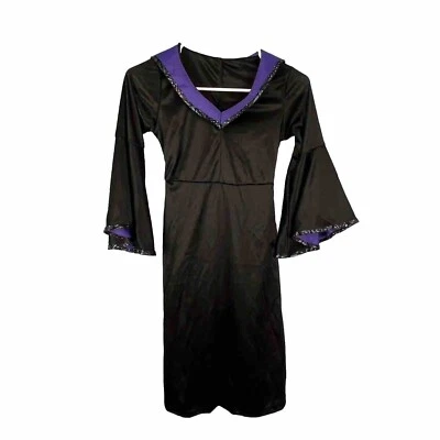 Gothic Witch Dress Girls Child Medium Halloween Costume Cosplay Forum Novelties - Image 1 of 4