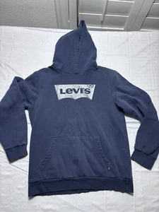 Levis Jeans Herren Hoodie Kapuzen Sweatshirt Pullover Blau XL Extra Large - Bild 1 von 8