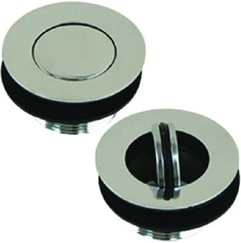 Drenaje de fregadero Scandvik latón cromado con desagüe de fregadero cromado Flip St19006P Foto 1 de 1