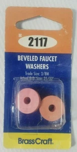 BrassCraft SC2117 Beveled Faucet Washers, 3/8M Trade Size - Picture 1 of 3