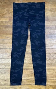 Spanx Sz XL Black Camo Camouflage Seamless High Rise Shaping Tight Leggings - Picture 1 of 5