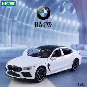 1:24 BMW M8 MH8 800 MANHART Lega Auto Modello Metallo Diefuso Giocattolo Suono e Luce - Foto 1 di 16
