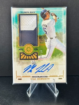 Mac Horvath 2025 Panini Boys of Summer - Prospect #PM-MHV #/10 (AU, MEM) Tampa - Image 1 of 2