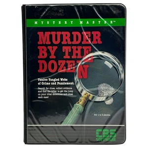 Mystery Master Murder by the Dozen Apple II+/IIe Juego CBS Software Completo 1983 - Imagen 1 de 10