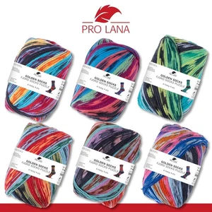 Pro Lana 100 g Fjord Socks Puzzle 4-fach Sockenwolle Wolle Stricken 6 Farben - Picture 1 of 14