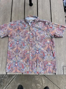 Vintage R&G NEW YORK LONDON ROBERT GRAHAM MEN'S SHIRT SIZE L - Picture 1 of 5