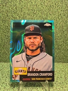 2022 Topps Chrome Platinum - Aqua Lava Refractor - Brandon Crawford #275 (/299) - Picture 1 of 2
