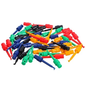 50 pezzi ganci di prova clip gancio a molla singolo colorato clip test grabber sonda per - Foto 1 di 20