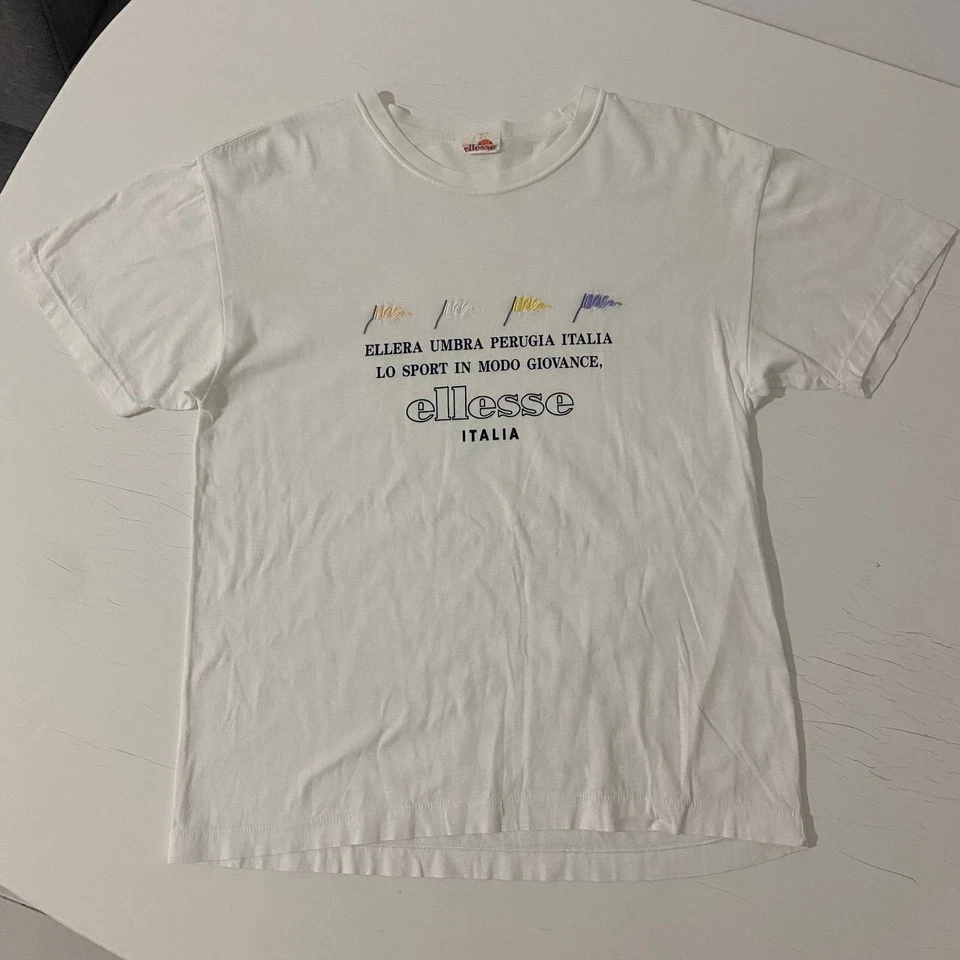 Vintage Ellesse men white tshirt  - Image 1 of 4