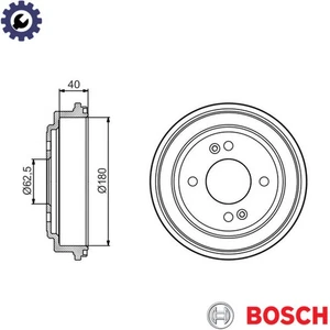 2x BRAKE DRUM 0 986 477 216 FOR HYUNDAI GETZ G4ED 1.6L D4FA 1.5L G4EE 1.4L 4cyl - Picture 1 of 8