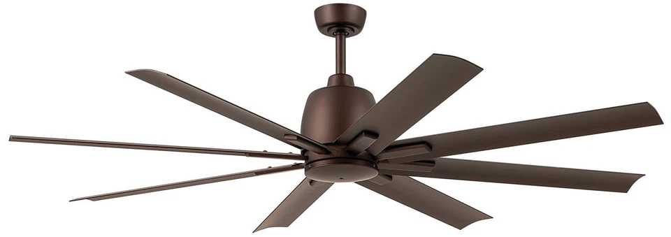 65" Kichler Breda Satin Natural Bronze Outdoor Ceiling Fan with Remote - Image 1 of 1