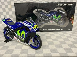 1/12 MINICHAMPS 163046 ROSSI RACE 2016 MOTO GP YAMAHA YZR LIMITED EDITION - Picture 1 of 15