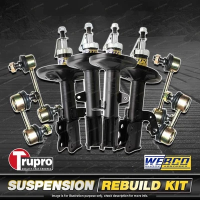 Front + Rear Webco Shock Trupro Sway Bar Link for Toyota Corolla AE90 AE92 AE93 - image 1 of 3
