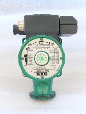 Pompe à chaleur Wilo RS 30 / 60 R 230 volts circulateur 180 mm occasion P667 - Photo 1/3