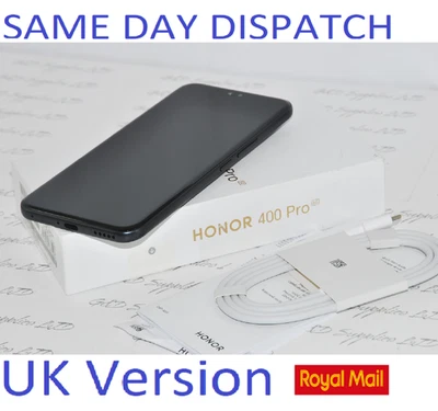 Honor 400 Pro 5G 512GB 12GB RAM Dual SIM Unlocked  Black  New condition UK versi - Image 1 of 4