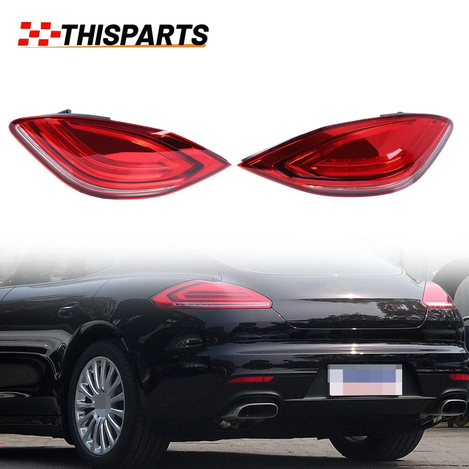 Upgrade Red LED Tail Light Brake Lamp Pair For 2010-2013 Porsche Panamera 970 - Image 1 of 4