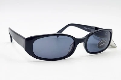 Овальные солнцезащитные очки Macy's Alfani черные серые градиентные 90-е - Изображение 1 из 4