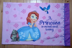 Disney "A Princess is Sweet and Loving" Girls Pillowcase - Picture 1 of 2